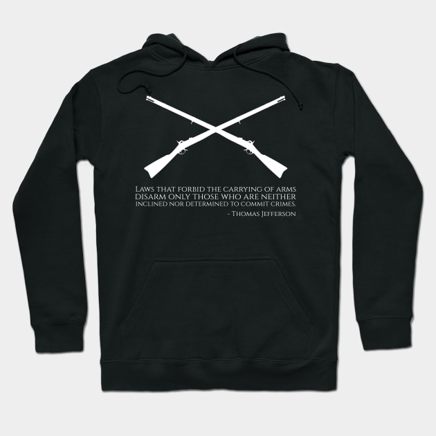 Founding Father Thomas Jefferson Quote - American History Hoodie by Styr Designs